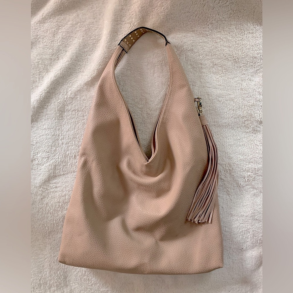 Steve Madden Pinky Beige Leather Hobo Bag - Picture 11 of 11